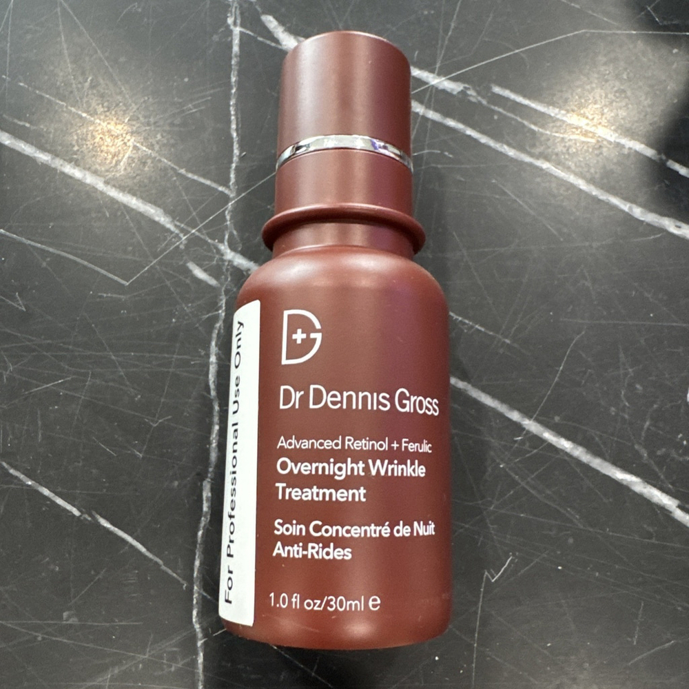 Dr. Dennis Gross Advance Retinol+Ferulic Overnight treatment 1.0 Oz new Pro Size
